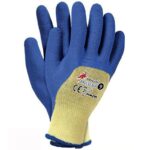 Latex munkakesztyű GRIP BLUE