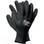 Latex munkakesztyű DRAGO BLACK