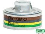 Univerzális szűrő A2B2E2K2  teljes arcmaszkokhoz MSA