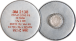 Szűrő 3M™ 2138 P3R részecskék és vírusok ellen 2 db egy csomagban