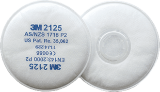 Szűrő 3M™ 2125 P2 részecskék ellen 2 db egy csomagban