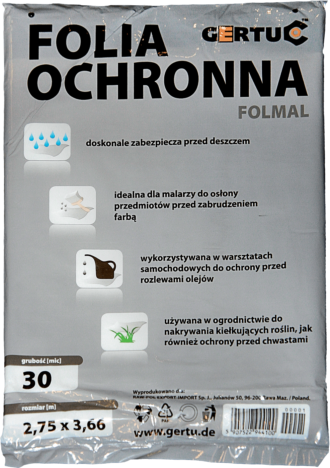 Védőfólia GERTUC 2,75 x 3,66 m