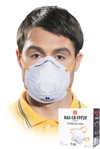 Légzőkészülék kilégzőszeleppel EASY CR FFP2 10 db