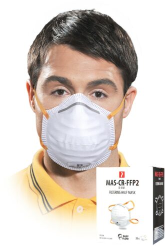 Légzőkészülék kilégzőszelep nélkül EASY CR FFP2 20 db