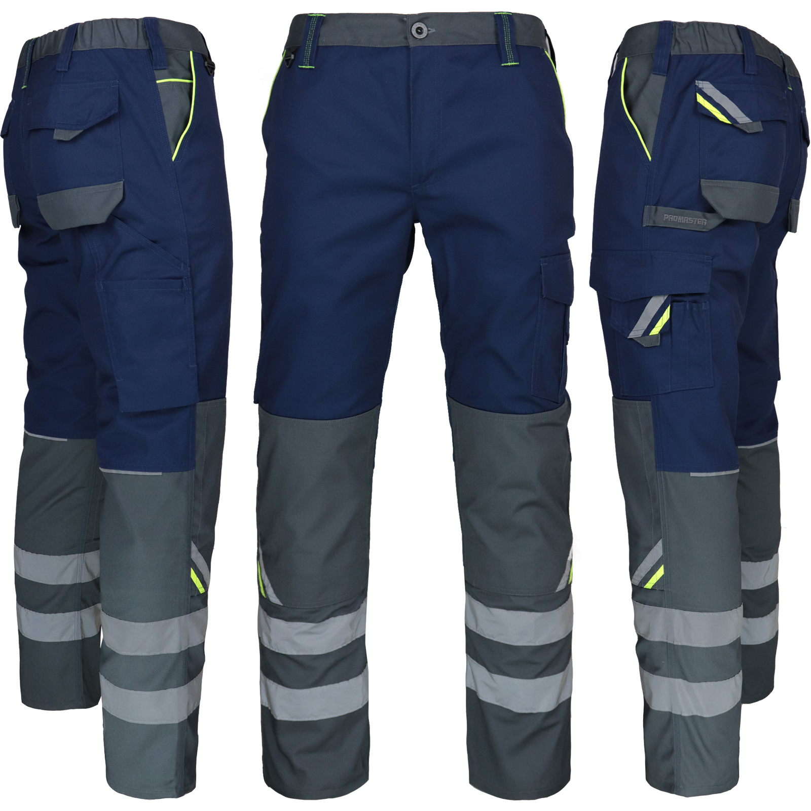 Derékig érő munkanadrág PRO NAVY REFLEX Derékig érő munkanadrág PRO NAVY REFLEX
