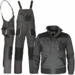 Derékig érő készlet merevítővel FORCE GREY