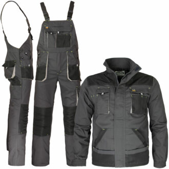 Derékig érő készlet merevítővel FORCE GREY
