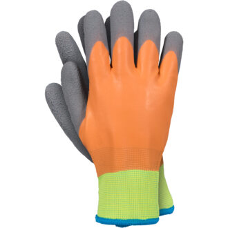 Téli latex bevonatú kesztyű ORANGE DUAL WIN