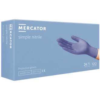 Nitril kesztyű 100 db MERCATOR CLASSIC NITRILE púdermentes