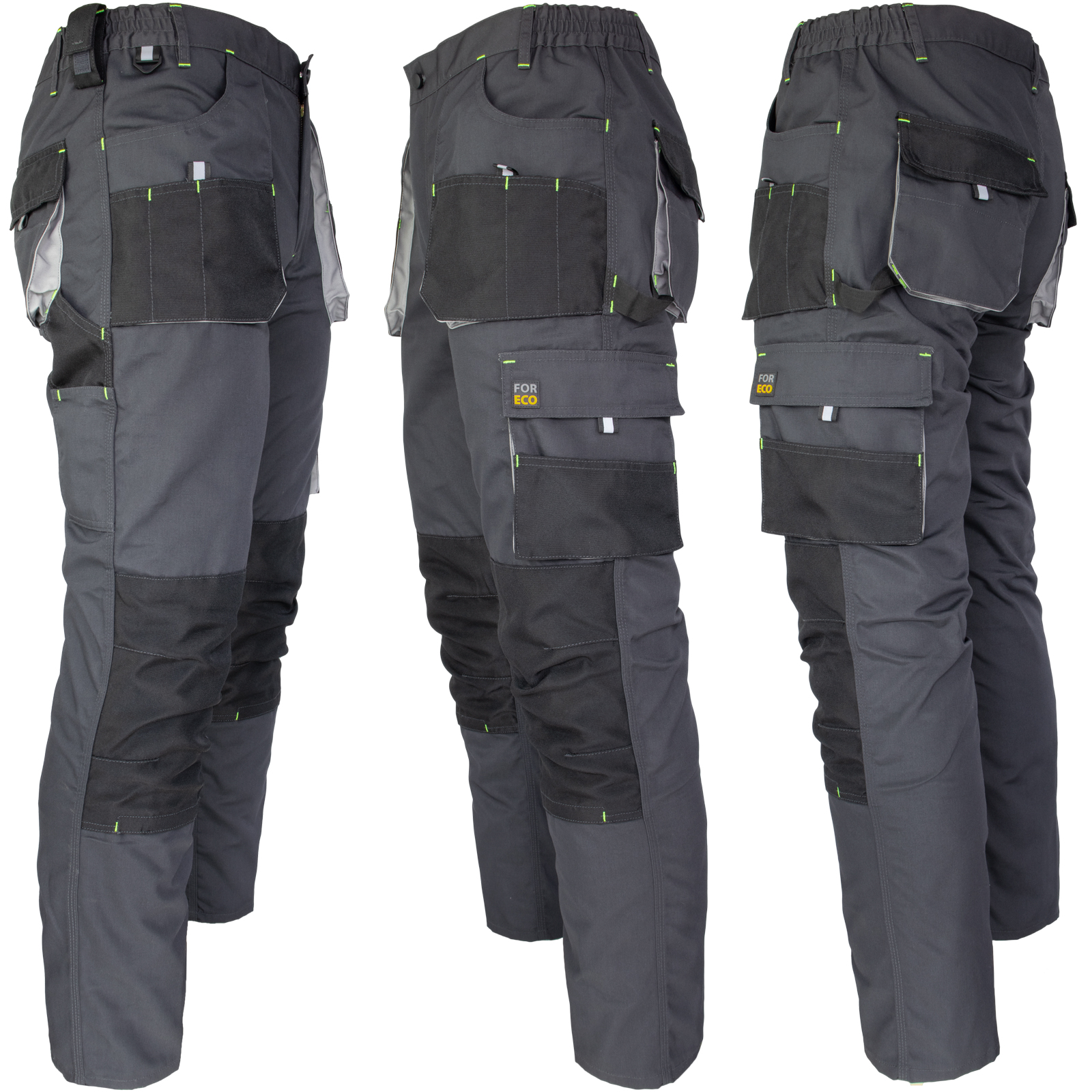 Derékig érő munkanadrág FORCE GREY