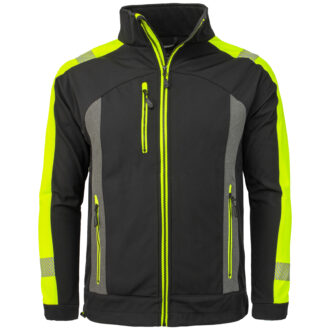 Fényvisszaverő softshell munkakabát SHELLVIS
