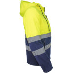 Fényvisszaverő polár pulóver HIVIS HOOD NAVY