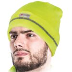 Téli fluoreszkáló munkasapka SIMPLE VIS