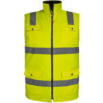 Fényvisszaverő szigetelt munkamellény  PRO HIVIS