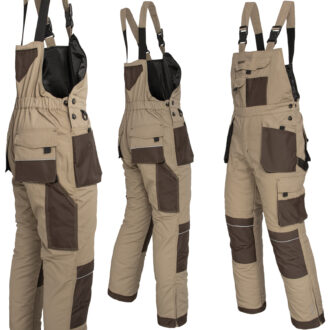 Téli munkanadrág merevítővel PROFI COOL BROWN