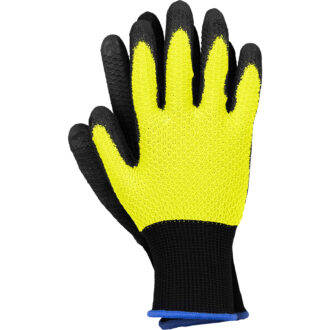 PU HEXA OX YELLOW anyaggal mártott munkakesztyű
