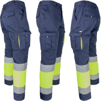 Fényvisszaverő nadrág elasztánnal MANNLAND HIVIS NAVY