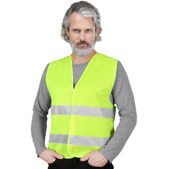 Fényvisszaverő munkamellény LUMI YELLOW