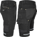 Farmer rövidnadrág JEANS STRETCH BLACK