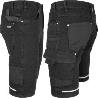 Farmer rövidnadrág JEANS STRETCH BLACK