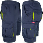 Rövidnadrág elasztánnal MANNLAND NAVY YELLOW