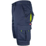 Rövidnadrág elasztánnal MANNLAND NAVY YELLOW