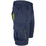 Rövidnadrág elasztánnal MANNLAND NAVY YELLOW