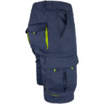 Rövidnadrág elasztánnal MANNLAND NAVY YELLOW