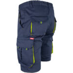 Rövidnadrág elasztánnal MANNLAND NAVY YELLOW