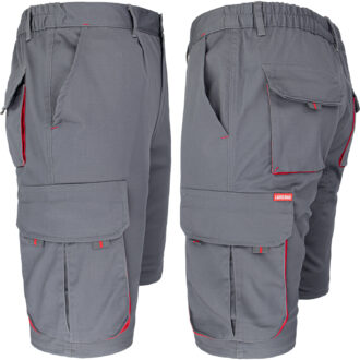 Rövidnadrág elasztánnal MANNLAND GREY RED