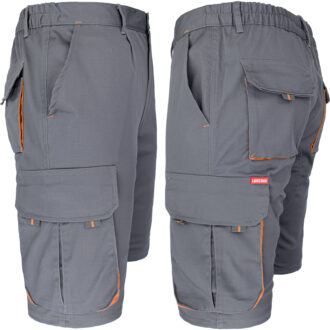Rövidnadrág elasztánnal MANNLAND GREY ORANGE