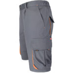 Rövidnadrág elasztánnal MANNLAND GREY ORANGE