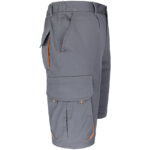 Rövidnadrág elasztánnal MANNLAND GREY ORANGE
