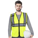 Fényvisszaverő mellény cipzárral ALEXIS NETZ