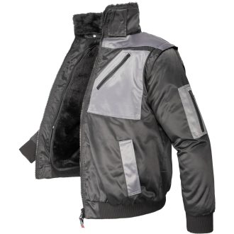 Téli munkakabát SMART 4in1 BLACK