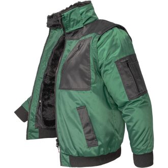 Téli munkakabát SMART 4in1 GREEN
