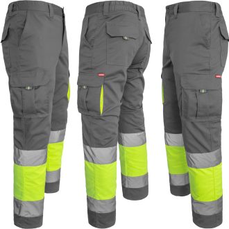 Fényvisszaverő nadrág elasztánnal MANNLAND HIVIS GREY