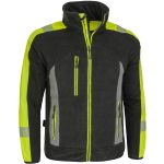Fleece fényvisszaverő munkakabát POLVIS YELLOW