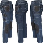 Stretch munkafarmer JEANS WORK BLUE