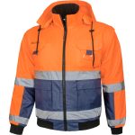 Téli fényvisszaverő munkakabát WARDI HIVIS 2in1