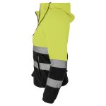 Női polár fényvisszaverő kapucnis pulóver MANTIS HOOD YELLOW