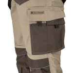 Derékig érő munkanadrág PROFI COOL BROWN 2.0