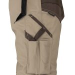 Derékig érő munkanadrág PROFI COOL BROWN 2.0