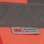 Fényvisszaverő mellény zsebekkel TYTAN RED