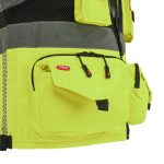Fényvisszaverő mellény zsebekkel TYTAN YELLOW
