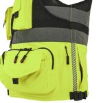 Fényvisszaverő mellény zsebekkel TYTAN YELLOW