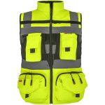 Fényvisszaverő mellény zsebekkel TYTAN YELLOW