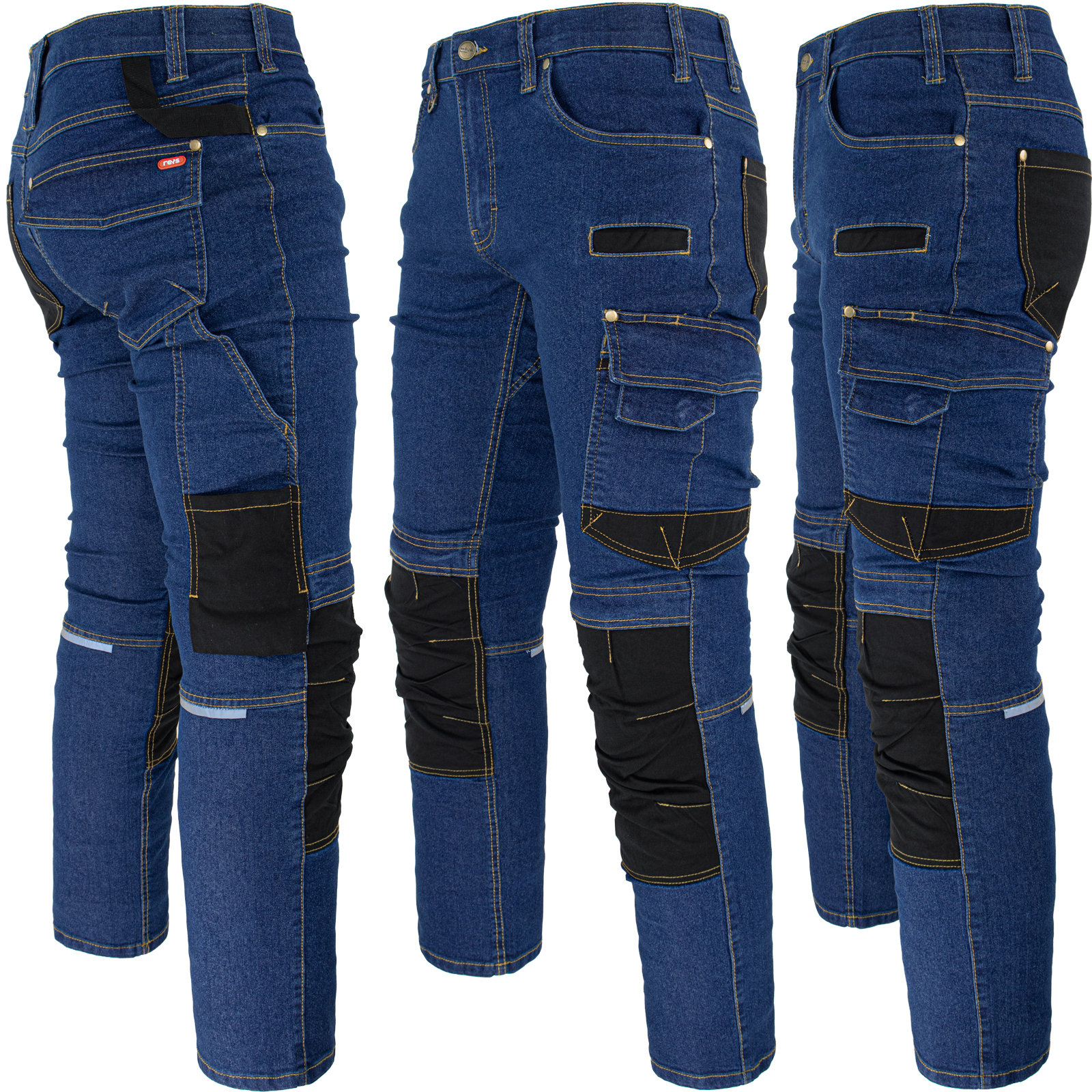 Stretch munkafarmer JEANS STRETCH BLUE