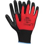 Nitrilbe mártott munkakesztyű NITRENI FOAM RED