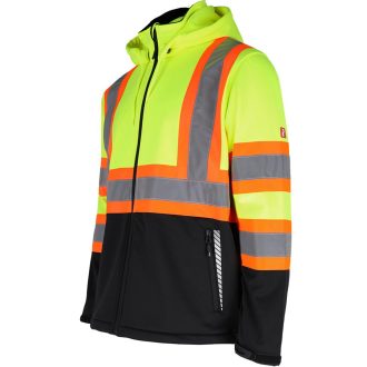 Fényvisszaverő softshell munkakabát HIWAY